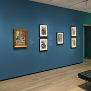 Various artists, The art of pattern: Henri Matisse and japanese woodcut artists, exhibition view. Courtesy of The Baltimore Museum of Art