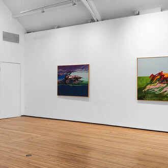 Kerstin Hans, Sommardyner [Summer dunes], exhibition view. Courtesy of Nathalie Karg Gallery 