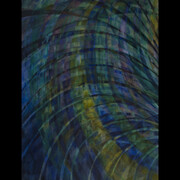 Alexia Vogel, Fronds II, oil and oil pastel on canvas, 124x179 cm. Courtesy of the Barnard Gallery