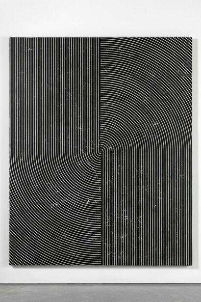 Davide Balliano (b.1983), Untitled, 2016, Plaster, gesso & lacquer on wood, 80 x 64 inches, 203.2 x 162.6 cm, Inv# 10326. 