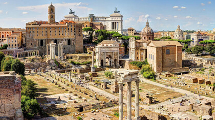 Roma, L'Arco di Tito nel Foro Romano