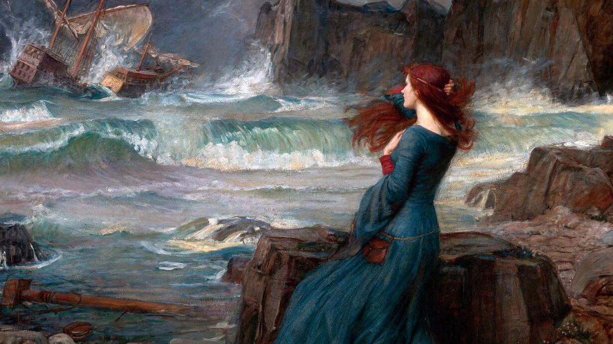 John William Waterhouse- Miranda, The Tempest