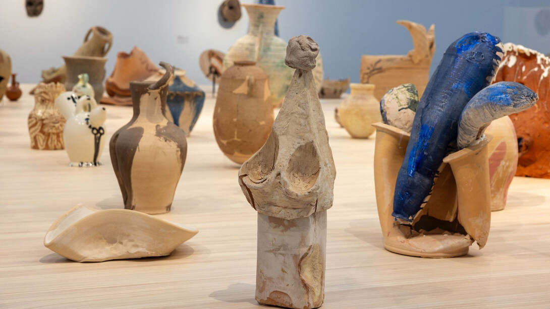 Reflejos. Picasso × Barceló, vista de exhibición. Cortesía del Museo Picasso Málaga