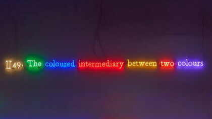 Joseph Kosuth, Untitled, Courtesy of the artist