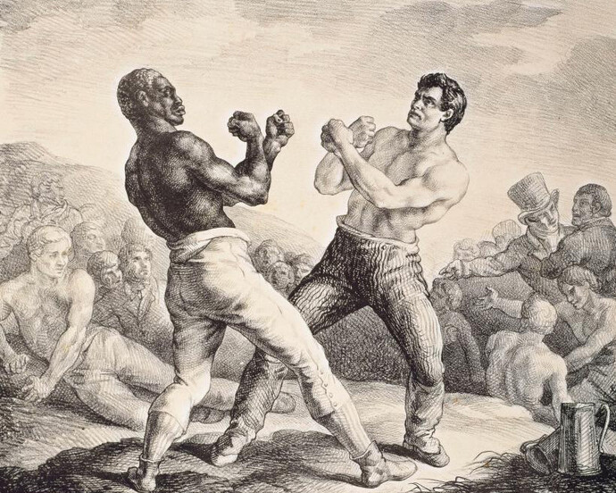 Théodore Géricault, Boxers (1818)