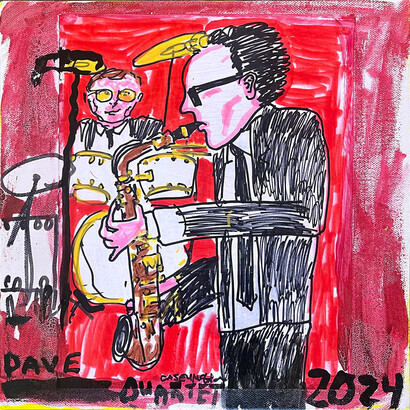 Casey McGlynn, Dave Brubeck quartet. Courtesy of Foster/White Gallery
