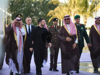 Volodímir Zelenski y Marco Rubio en Arabia Saudita, marzo 2025, Riad, Arabia Saudita