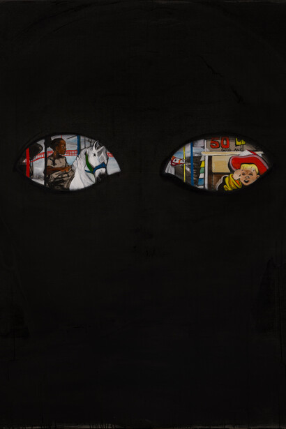 Chaz Guest, Vision of amusement I, 2025. Courtesy of
SLAG&RX and the artist, Chaz Guest. Photograph by Toshi Sakurai