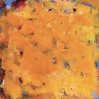 Abbott Stillman, Autumn Ambiguities, acrylic on canvas, 60x60 inches. Courtesy of Georges Bergès Gallery