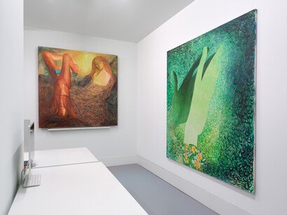 Pourea Alimirzaee, Fingerprint / Ostorlab, exhibition view. Courtesy of Nagel Draxler Kabinett