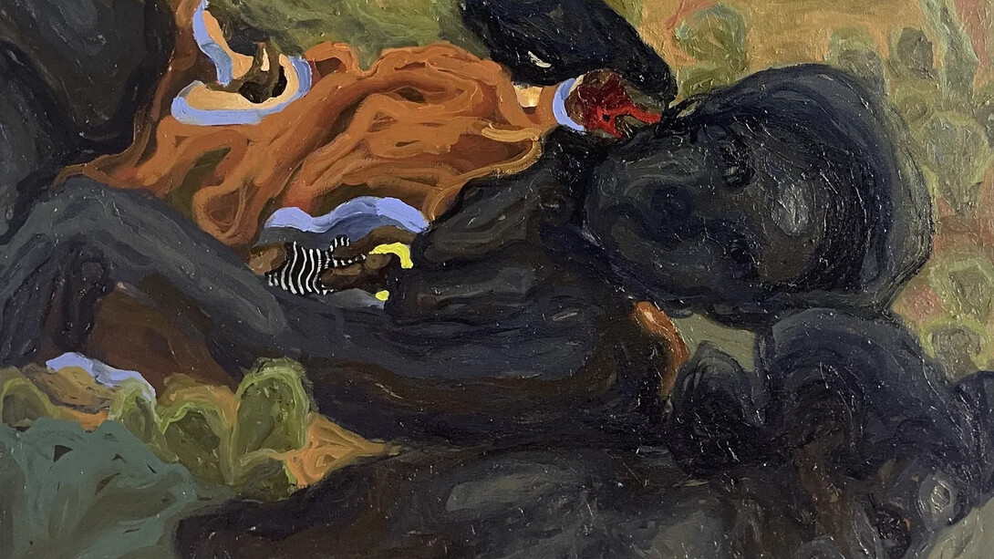 Tonia Nneji, Afternoon (detail), 2025. Courtesy of Rele Gallery