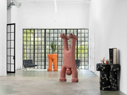 Stanley Edmondson, Santley's playground, exhibition view. Courtesy of Nicodim Gallery