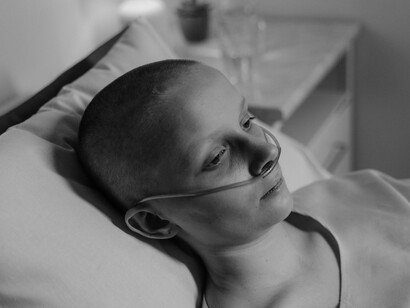 A cancer patient seeks relief through treatment 