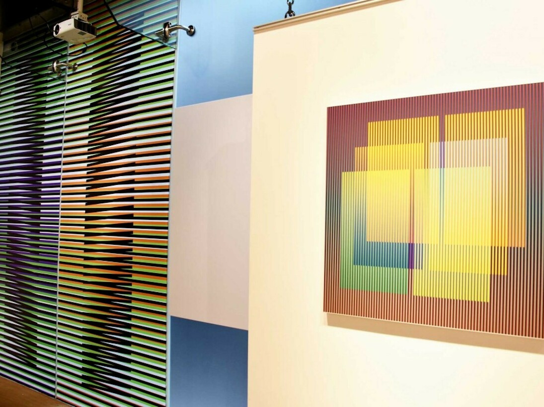 Carlos Cruz-Diez. Courtesy of Puerta Roja 