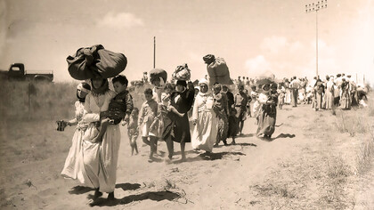 1948 expulsion of the Tantura women and children to Furaydis, Palestine