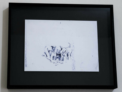 Alis Filliol, Almost Human 2015, carta copiativa su foglio. Courtesy the artists and pinksummer