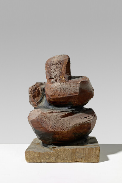 Jörg Immendorff, An Manzoni, 1990, Bois peint, 22 x 15 x 13 cm, Photo: Jörg von Bruchhausen, Berlin
© Courtesy of Galerie Michael Werner Märkisch Wilmersdorf, Cologne & New York