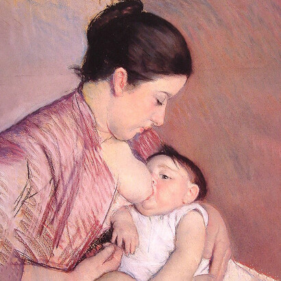 Mary Cassatt, Maternidad (1890)