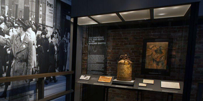 The Holocaust, Exhibition view. Courtesy of Holocaust Memorial Museum