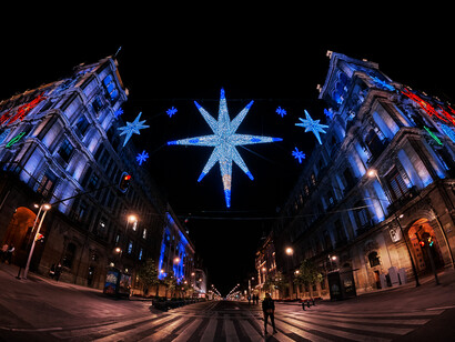 Iluminación navideña en la Ciudad de México, 2021
