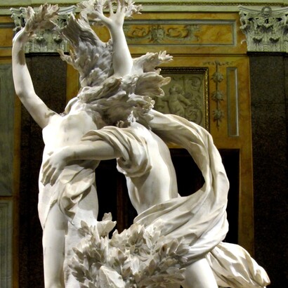 Gian Lorenzo Bernini, Apollo e Dafne, 1622-25, dettaglio, Galleria Borghese, Roma, Italia