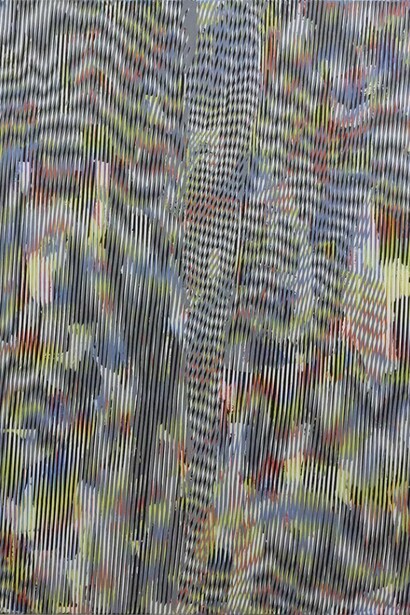 Julie Oppermann, 1311, 2013, Acrylic on canvas, 67 x 55 inches. Courtesy of Joshua Liner Gallery