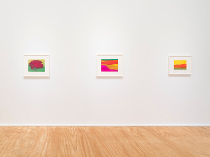 Richard Mayhew, Watercolor, exhibition view. Courtesy of Venus Over Manhattan