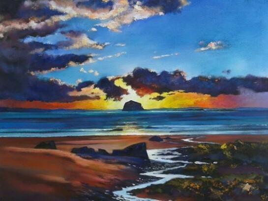 Davy Brown, Bass Rock Sunset