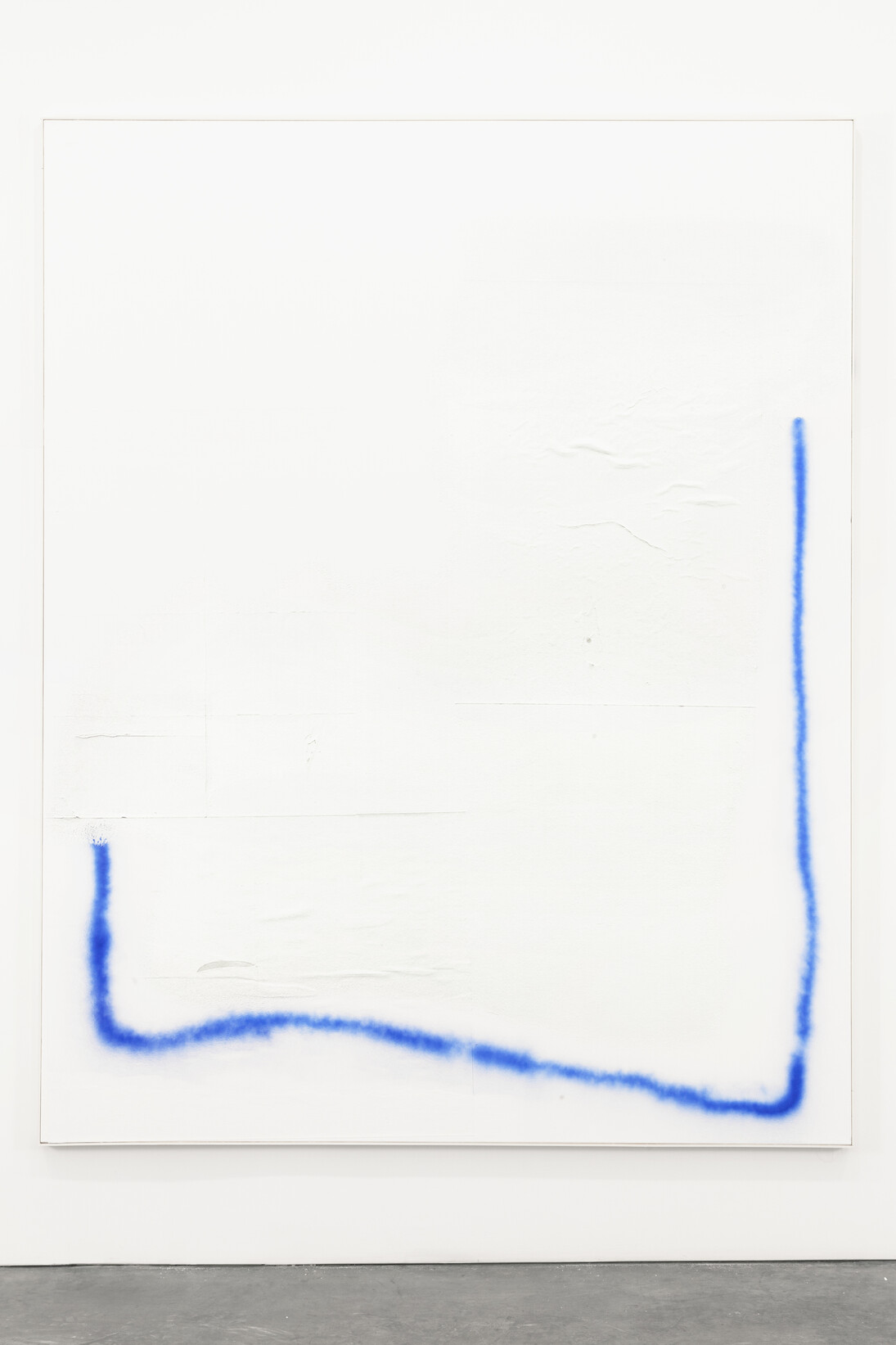 David Ostrowski, F (Between Two Ferns), 2015, Acrylic and lacquer on canvas, 94.88 x 75.2 inches (241 x 191 cm)