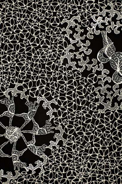 Arabel Rosillo de Blas, Mantilla (detail). Photo by Shaun Armstrong