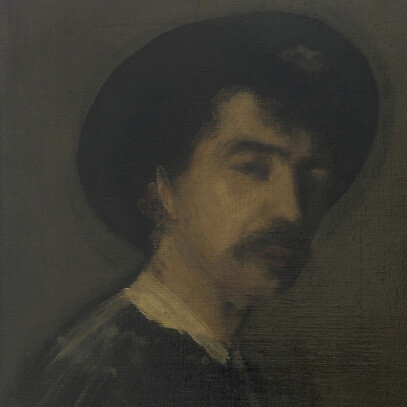 James McNeill Whistler; Autorretrato, Freer Gallery of Art, Washington, DC.