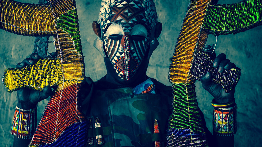 African gun crime, artist photo