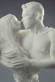 Jeff Koons, Bourgeois Bust, Jeff and Ilona, 1991