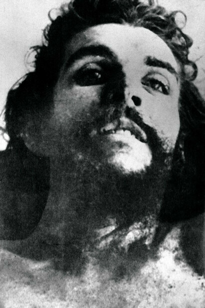 Il viso del Che morto