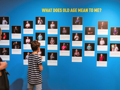Dialogue with time. Embrace ageing, exhibition view. Courtesy of Science Centre