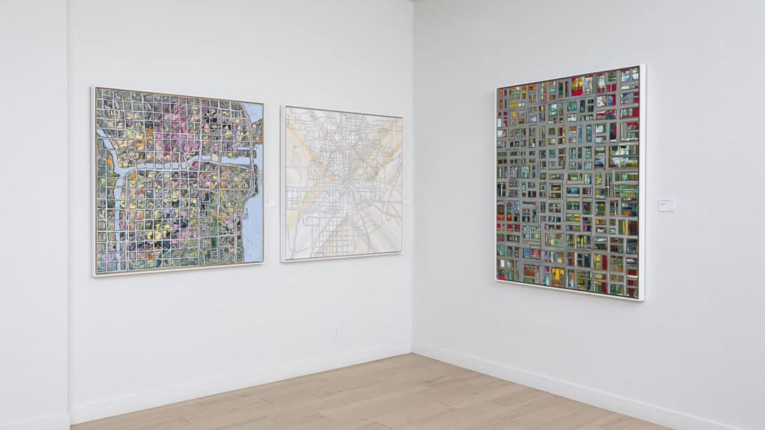 Lisa Kinzelberg, Cities of the world, exhibition view. Courtesy of Casterline|Goodman Gallery