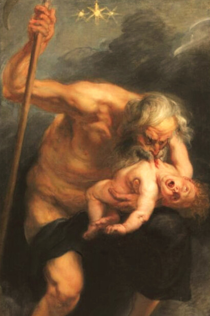'Saturno devorando a un hijo' (1636-1638) por Peter Paul Rubens 