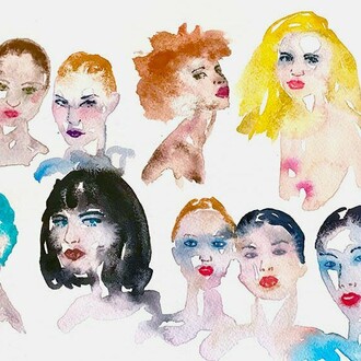 Fahren Feingold, All Eyes on Me (detail), 11 x 15. Courtesy of the artist and The Untitled Space