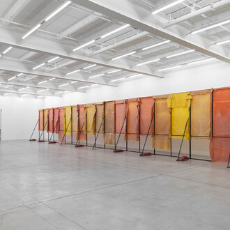 Liesl Raff, A corridor, a room, and four dens, exhibition view. Courtesy of Galerie Eva Presenhuber