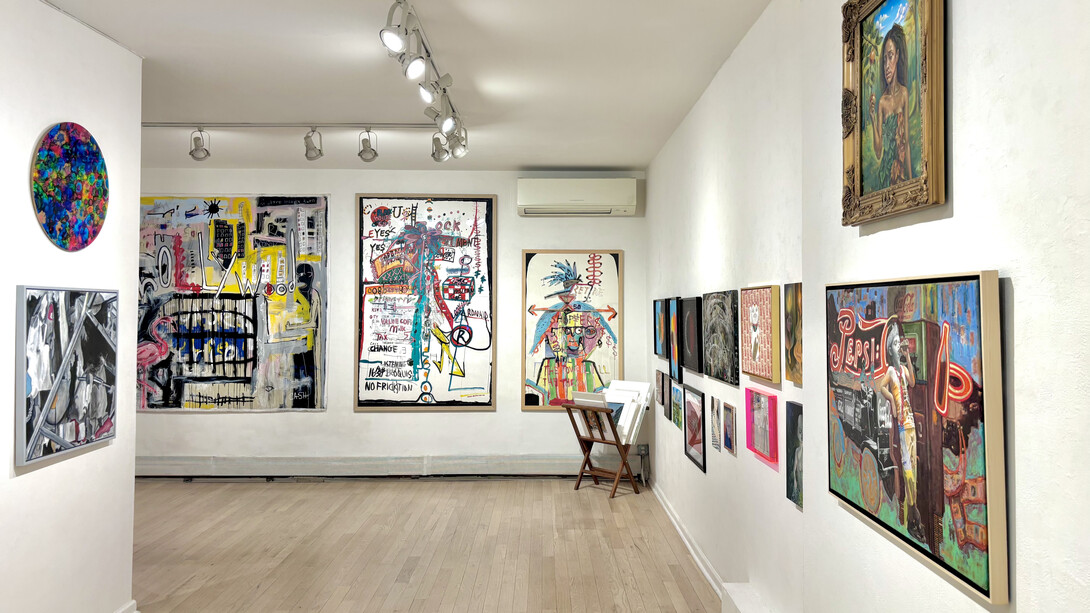 Various artists, Autumn on orchard, exhibition view. Courtesy of Van Der Plas Gallery