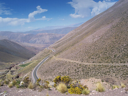Cuesta de Lipán, llegando a Purmamarca, Jujuy, Argentina