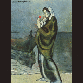Pablo Picasso
Mujer y niño a la orilla del mar
© www.bridgemanimages.com © Succession Picasso 2018