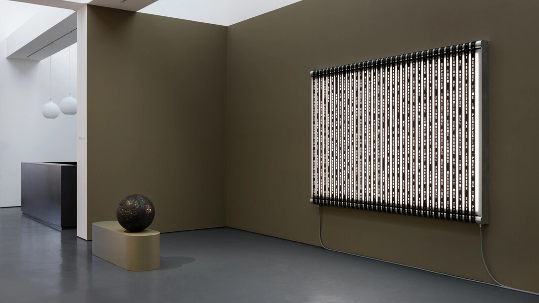 Rosa Barba, They are taking all my letters, exhibition view. Courtesy of Esther Schipper