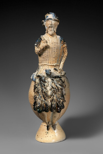 Bottoms-up cup or stirrup cup (Sturzbecher)
ca. 1550–70
German, Cologne