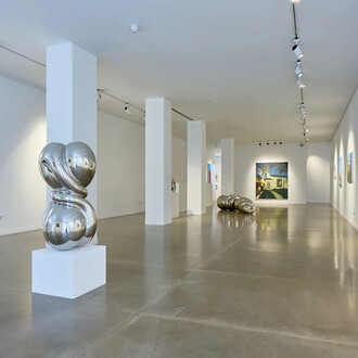 Marcel Rusu, Mirage city, exhibition view. Courtesy of JD Malat Gallery 