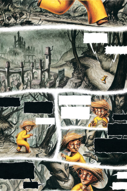 Illustrazione tratta da "Le Coeur de l'Ombre"