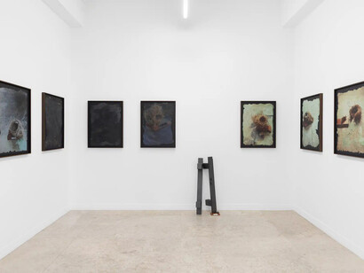 Rita Gaspar Vieira, Tabique, vista da exposição. Cortesia de Salgadeiras Arte Contemporânea