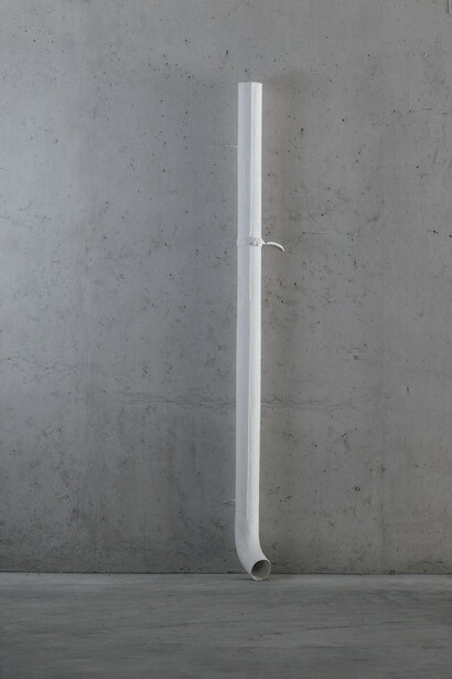 Not Vital
Chanala da tet
1964
Tin and white paint
218 x 13 x 21 cm / 85 7/8 x 5 1/8 x 8 1/4 in
Credit: Joschi Herzceg
© Not Vital
Courtesy of the artist and Hauser & Wirth