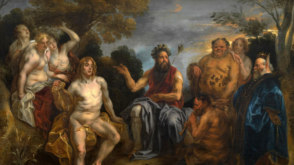 Taller de Jacob Jordaens; El juicio de Midas, Museum voor Schone Kunsten, Bélgica (detalle)