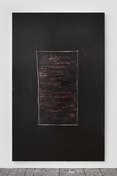 Erik Lindman, Untitled, 2014, Oil on canvas over panel, 243,8 x 152,4 cm, 96 x 60 inches © Erik Lindman, Courtesy of the artist and Almine Rech Gallery